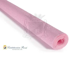 Cartotecnica Rossi kräppapper 384 – babyrosa, 90 g rulle (120 g/m²) à 50×150 cm | Crepepapper