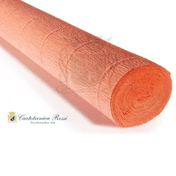 Cartotecnica Rossi kräppapper 17A6 – röd, 180 g rulle (144 g/m²) à 50×250 cm