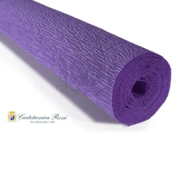 Cartotecnica Rossi kräppapper 17E2 – gryningslila, 180 g rulle (144 g/m²) à 50×250 cm | Crepepapper