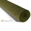 Cartotecnica Rossi kräppapper 17A8 – mossgrön, 180 g rulle (144 g/m²) à 50×250 cm | Crepepapper