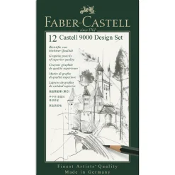 Faber-Castell Castell 9000 Design Set 12 st | Blyerts- & Grafitpennor