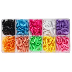 Panduro Jewellery Chain links happy mix – 180 färgglada länkar för att skapa armband & halsband