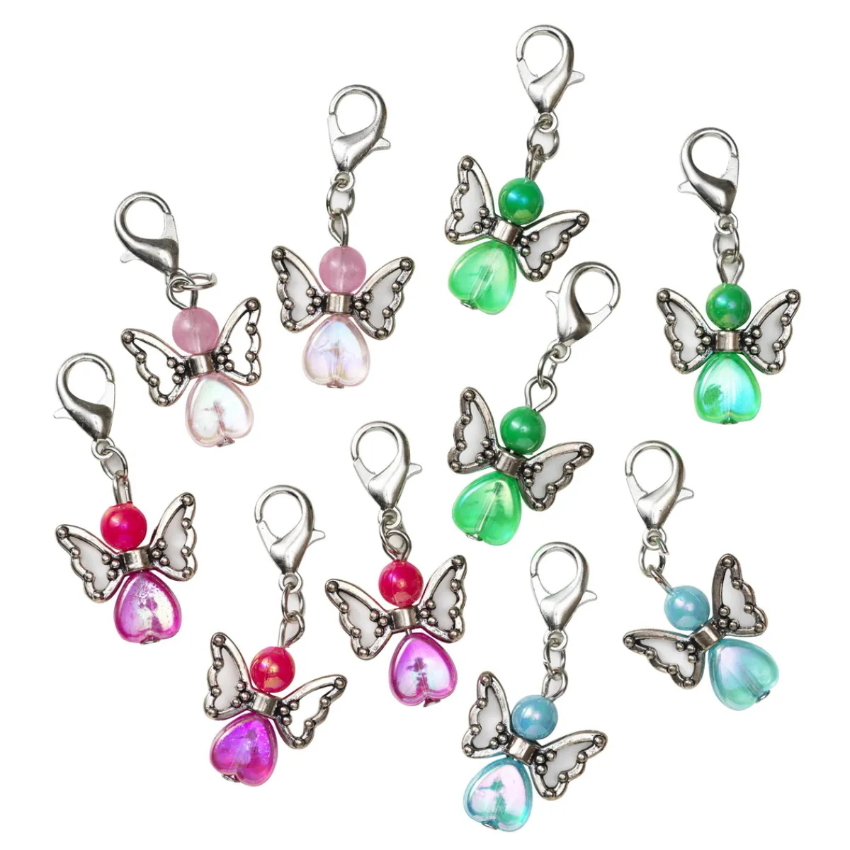 Barn Panduro Hobby Charms hängen änglar lyckoänglar / lucky angels, 10-pack