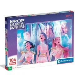 Barn Clementoni pussel K-POP Demon hunters, 104 bitar, 48,5×33,5 cm