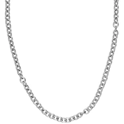 Panduro Jewellery 80 cm lång kedja / smyckeskedja – koppar pläterad med 925 sterling silver | Kedjor