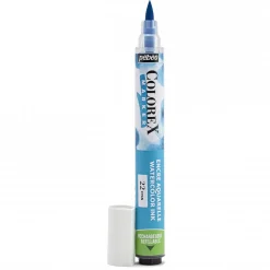 Pebeo Colorex Marker Cyan – marker med akvarellbläck och penselspets | Akvarell- & Vattenfärger