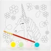 Barn Panduro Hobby Colouring Canvas Kit Unicorn – komplett målarkit för att måla en vacker enhörning