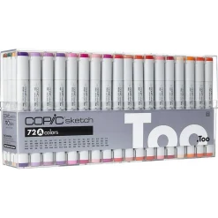 Copic Sketch Basic Set 72 A | Tuschpennor & Markers