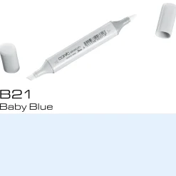 Copic Sketch B21 Baby Blue | Tuschpennor & Markers
