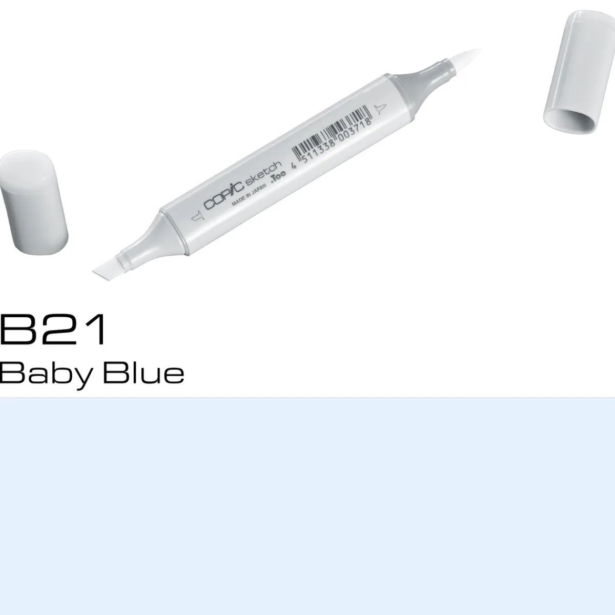 Copic Sketch B21 Baby Blue | Tuschpennor & Markers