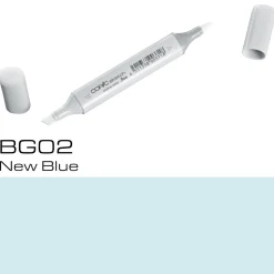 Copic Sketch BG02 New Blue | Tuschpennor & Markers