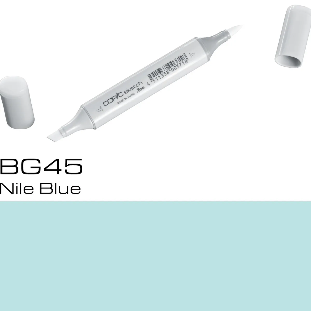 Copic Sketch BG45 Nile Blue | Tuschpennor & Markers