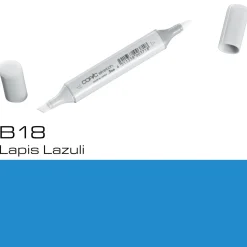 Copic Sketch B18 Lapis Lazuli | Tuschpennor & Markers