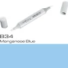 Copic Sketch B34 Mangan. Blue