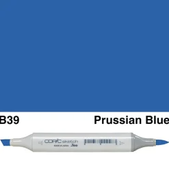 Copic Sketch B39 Prussian Blue | Tuschpennor & Markers