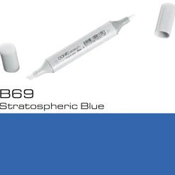 Copic Sketch B69 Stratos. Blue | Tuschpennor & Markers