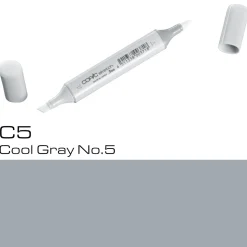 Copic Sketch C5 Cool Gray | Tuschpennor & Markers
