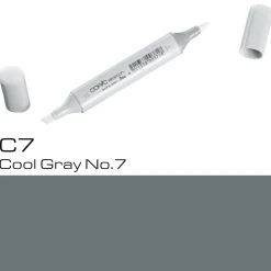 Copic Sketch C7 Cool Gray | Tuschpennor & Markers