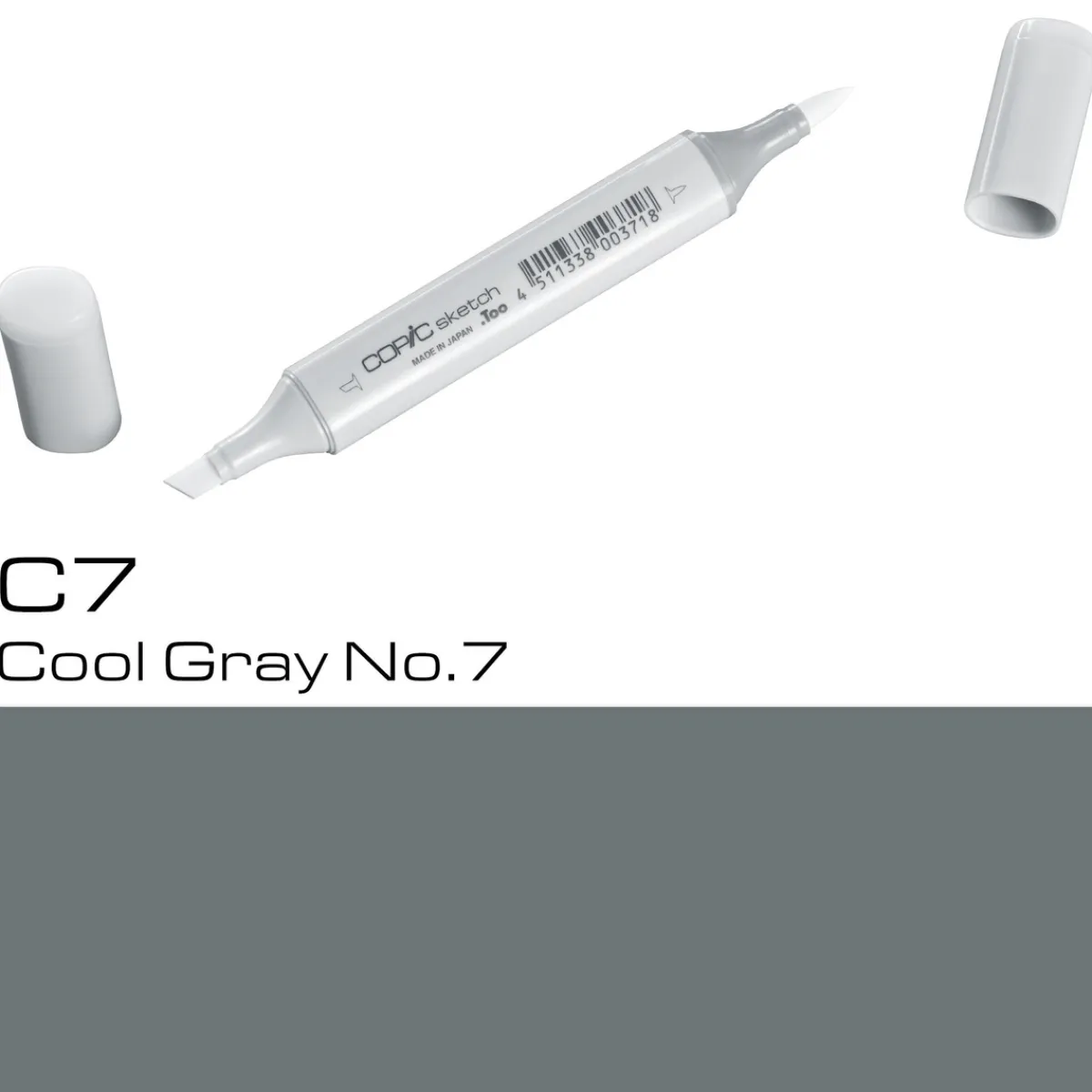 Copic Sketch C7 Cool Gray | Tuschpennor & Markers