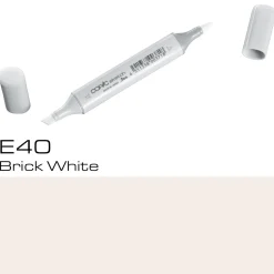 Copic Sketch E40 Brick White | Tuschpennor & Markers