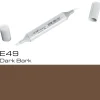 Copic Sketch E49 Dark Bark | Tuschpennor & Markers
