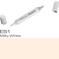 Copic Sketch E51 Milky White | Tuschpennor & Markers