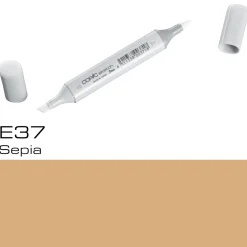 Copic Sketch E37 Sepia | Tuschpennor & Markers