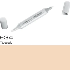 Copic Sketch E34 Toast | Tuschpennor & Markers