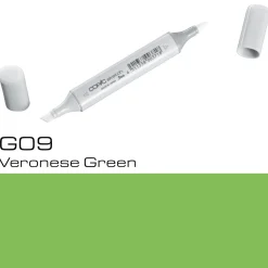 Copic Sketch G09 Veron. Green | Tuschpennor & Markers