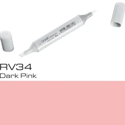 Copic Sketch RV34 Dark Pink | Tuschpennor & Markers
