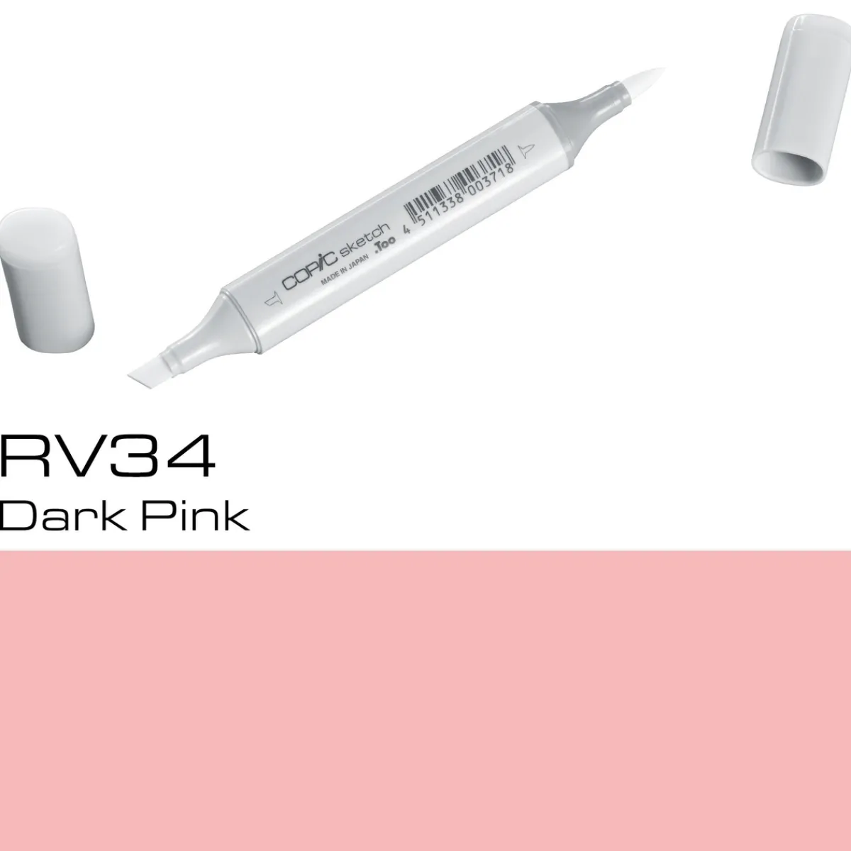Copic Sketch RV34 Dark Pink | Tuschpennor & Markers