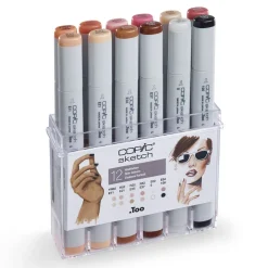 Copic Sketch skin col. set 12 | Tuschpennor & Markers