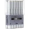 Copic Sketch Warm Grey Set 12 | Tuschpennor & Markers