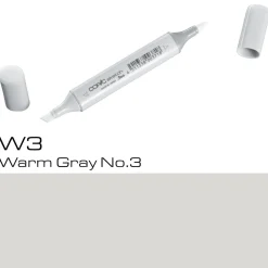 Copic Sketch W3 Warm Gray | Tuschpennor & Markers