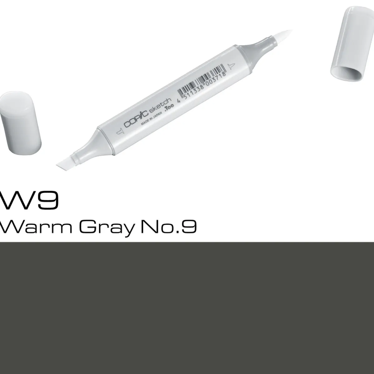 Copic Sketch W9 Warm Gray | Tuschpennor & Markers