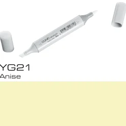Copic Sketch YG21 Anise | Tuschpennor & Markers