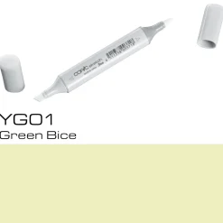 Copic Sketch YG01 Green Bice | Tuschpennor & Markers