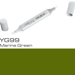 Copic Sketch YG99 Marine Green | Tuschpennor & Markers