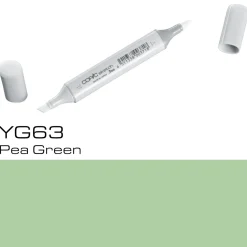 Copic Sketch YG63 Pea Green | Tuschpennor & Markers