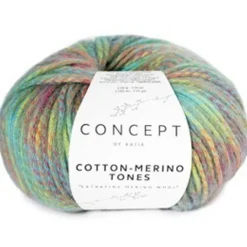 Katia Cotton Merino Tones 50g pastellfärger 304