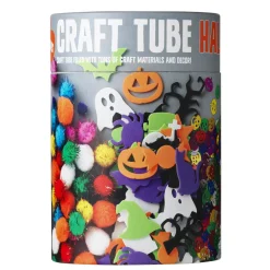 Panduro Hobby Craft Tube Halloween, ett pysselrör fyllt med roliga saker för rysligt pyssel! | Barn Halloween