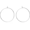 Panduro Jewellery Creolringar 20mm 5par silverf.