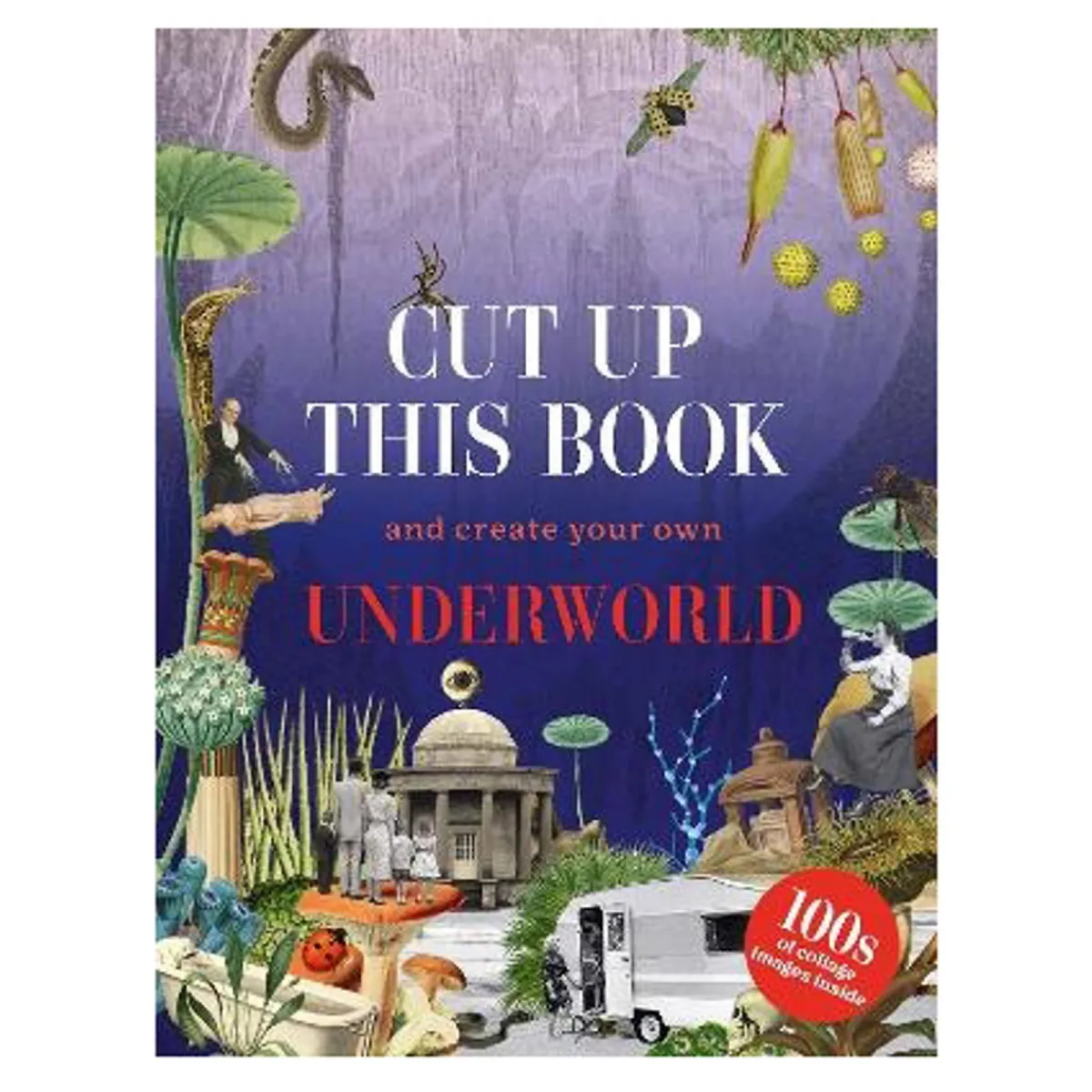 Oklassificerat Cut up this book and create your own Underworld, 128 sidor med motiv att klippa ut | Målarböcker För Vuxna
