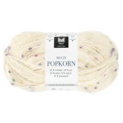 House of Yarn Dale Multi Popkorn från , 50 g ljusblå – mångsidigt effektgarn