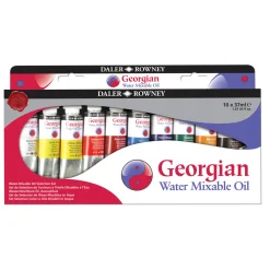 Georgian Daler-Rowney Water Mixable Oil Set 10×37 ml | Oljefärger