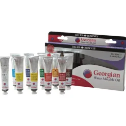 Georgian Daler-Rowney Water Mixable Oil Set 10×20 ml