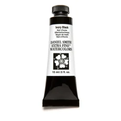 Daniel Smith akvarellfärg 15 ml Ivory Black
