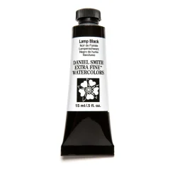 Daniel Smith akvarellfärg 15 ml Lamp Black | Akvarell- & Vattenfärger