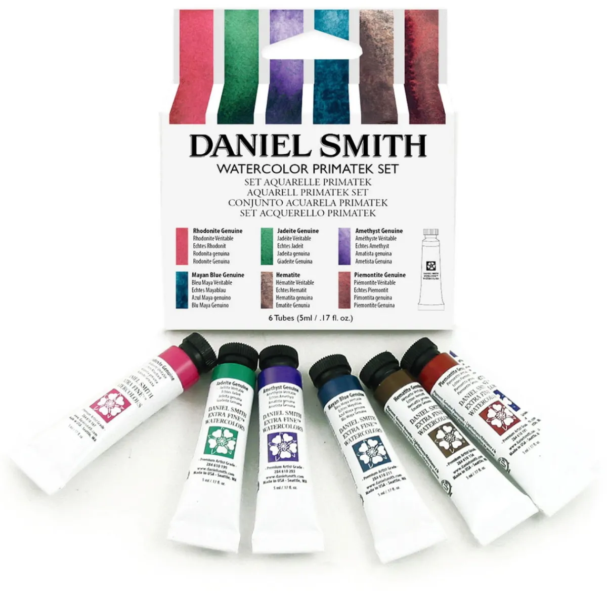 Daniel Smith akvarellset – Primatek Set 6x5 ml | Akvarell- & Vattenfärger
