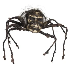 Panduro Hobby Dödskallespindel med trassligt hår och textilklädda ben 11×57 cm